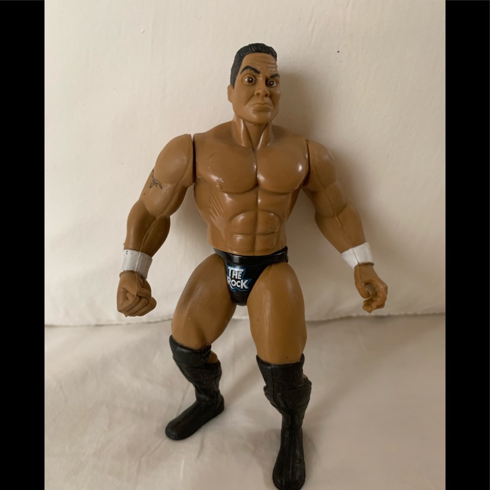 WWE wrestling, the Rock figurine, no box